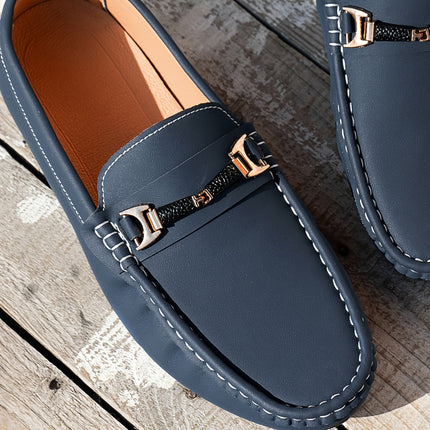 Men's Dark Blue Casual Loafers