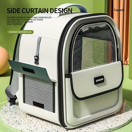 Transparent Space Capsule Pet Backpack for Cats & Dogs - Monti Bargains
