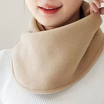 Classic Solid Color Velvet Neck Gaiter