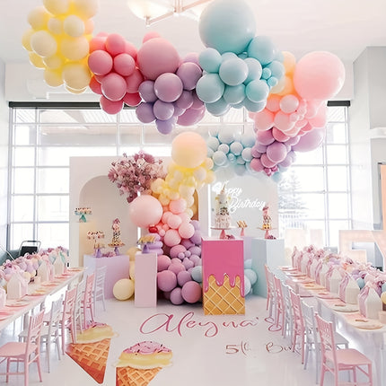 143pcs Summer Ice Cream Birthday Party Decorations