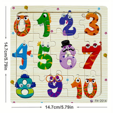 20-Piece Wooden Jigsaw Puzzles – Fun Learning for Kids! - Monti Bargains