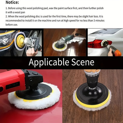5pcs Car Polishing Pad Set for Paint Care & Waxing