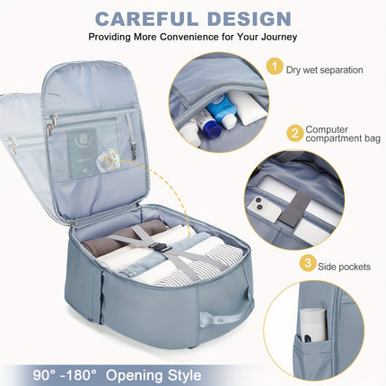 Coofay Makeup Case & Suitcase Set