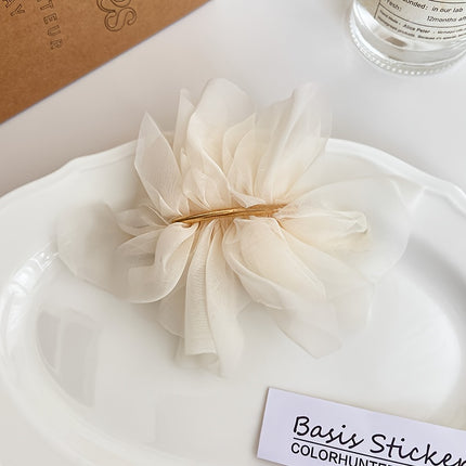 Elegant Flower Hair Clip – Daily Ponytail Accessory