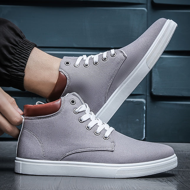 Men's High-Top Canvas Sneakers