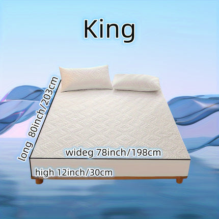 3pcs Waterproof Solid Fitted Sheet Set - 360° Coverage