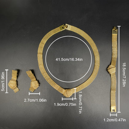 Classic 3pcs Knotted Jewelry Set