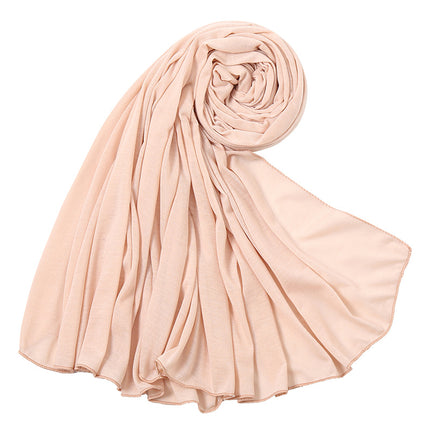 Solid Color Jersey Hijab Scarf