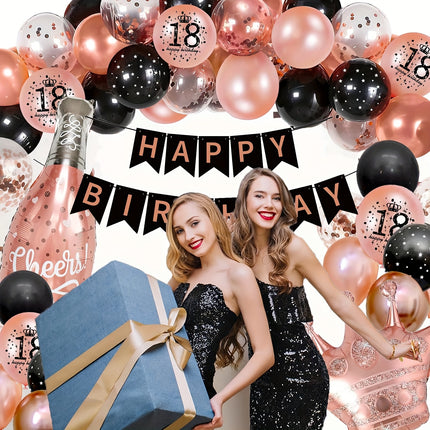 18th Birthday Decorations Girls