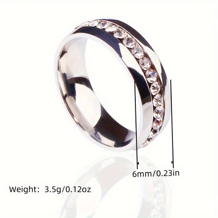 Chic Stainless Steel Band Ring