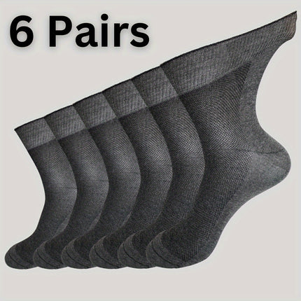 Men's Breathable Cotton Mid-Calf Socks