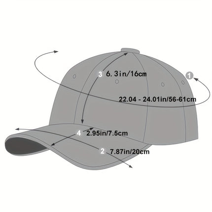 PU Leather Embossed Baseball Cap