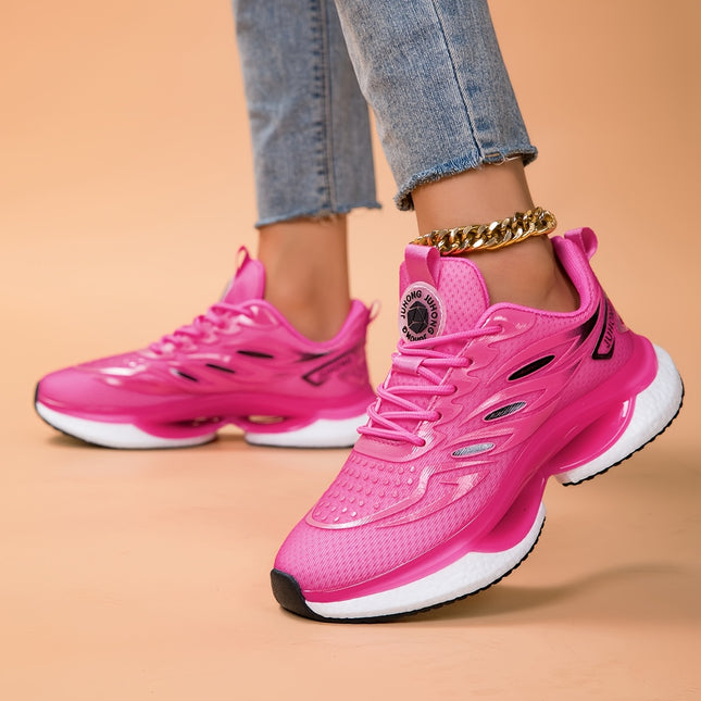 Women's Pink Breathable Running Shoes