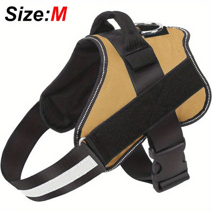 Reflective No-Pull Dog Harness with Easy-Grab Handle - Monti Bargains