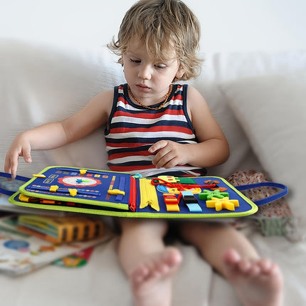 25-in-1 Busy Board – Ultimate Learning Fun for Toddlers! - Monti Bargains