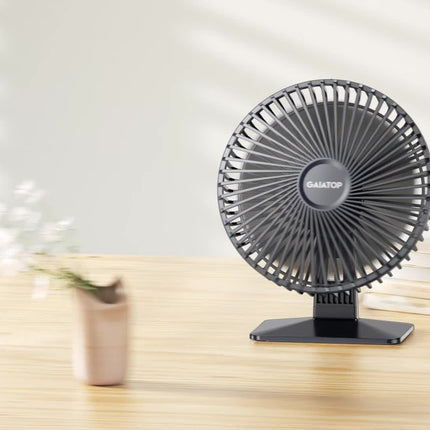 Compact USB Desk Fan – Quiet, Powerful, 3-Speed Cooling