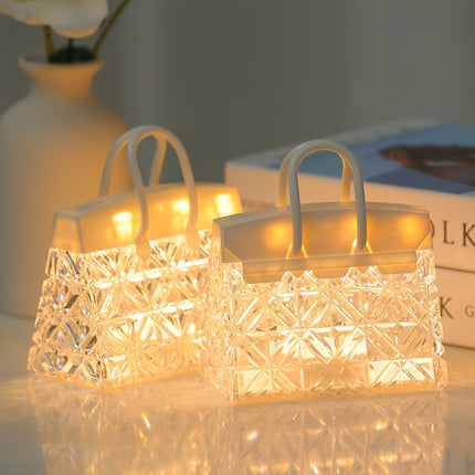 Chic Bag LED Night Light - Romantic 3D Petal Design