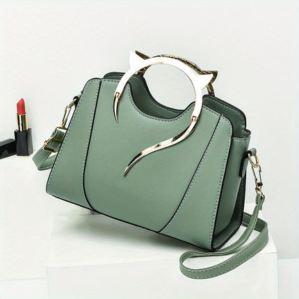 Elegant Cat Ear Tote Satchel