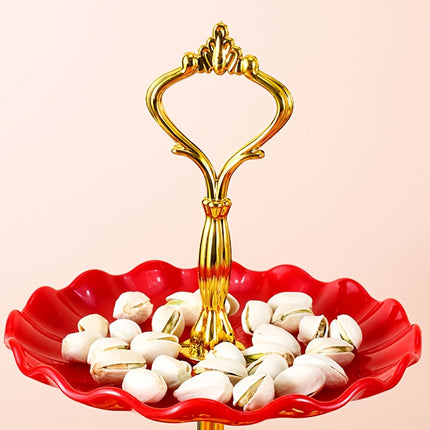 Three-Layer Candy Plate – Festive & Elegant Table Display!
