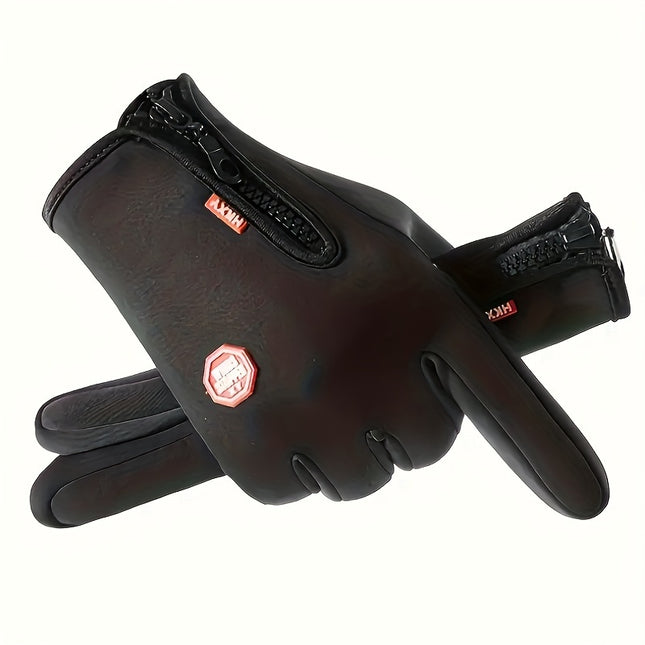 Winter Gloves for Riding – Warm, Windproof, Non-Slip Grip