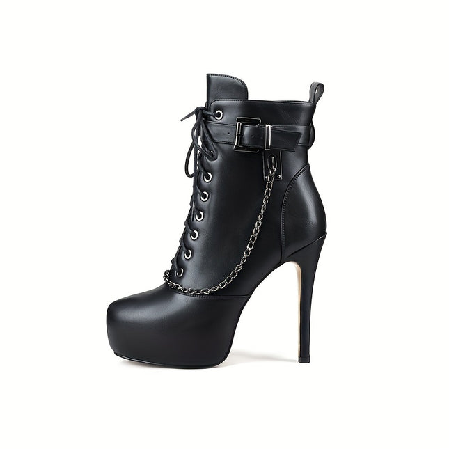 Trendy Platform Ankle Boots – Chic & Bold