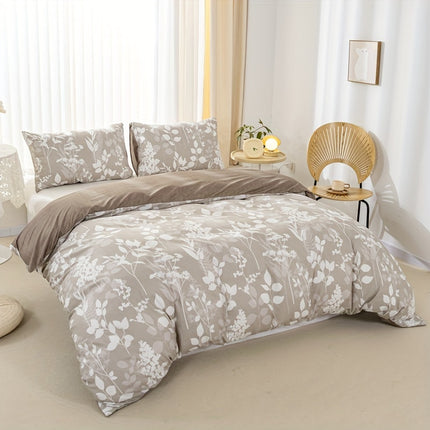 Classic Retro Floral Duvet Cover Set - 3pcs