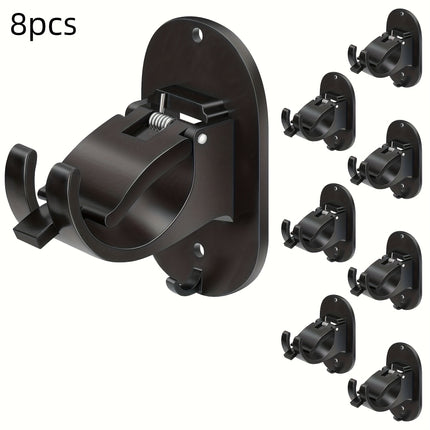 No-Drill Self-Adhesive Curtain Rod Holders