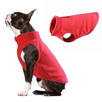 Cozy Winter Fleece Jacket for Small Dogs - Monti Bargains