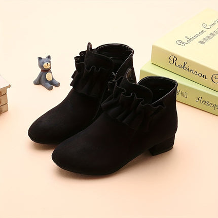 Trendy High-Heeled Zipper Boots