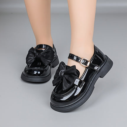 Chic Girls' Bowknot Mary Jane Flats