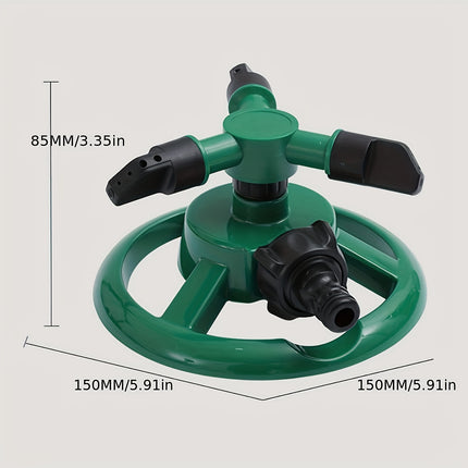 360-Degree Rotating Sprinkler - Effortless Garden Irrigation