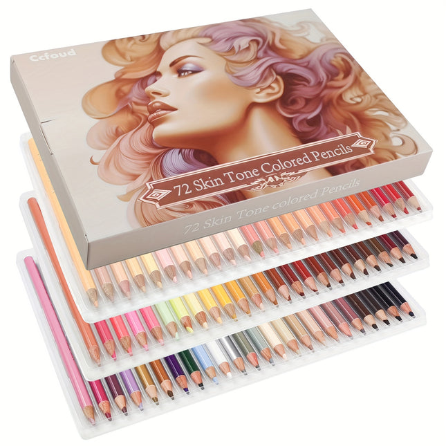 72-Count Skin Tone Colored Pencils