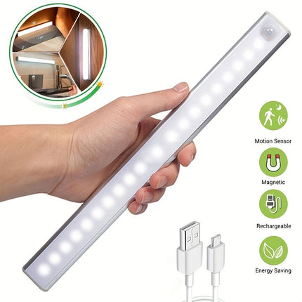 Motion Sensor LED Night Light - USB Rechargeable, Wireless