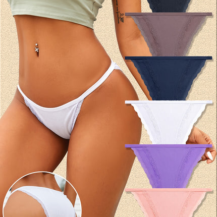 6pcs Lace Stitching Intimates