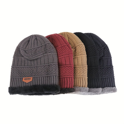 Plus Velvet Men's Beanie Hat
