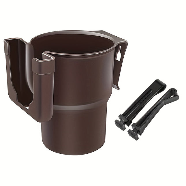 Adjustable Car Cup Holder with Built-In Phone Stand
