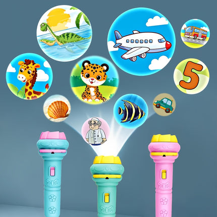56-Pattern Projection Flashlight – Fun Learning & Play!