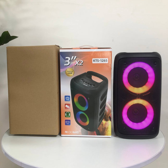 Portable Boombox with Subwoofer