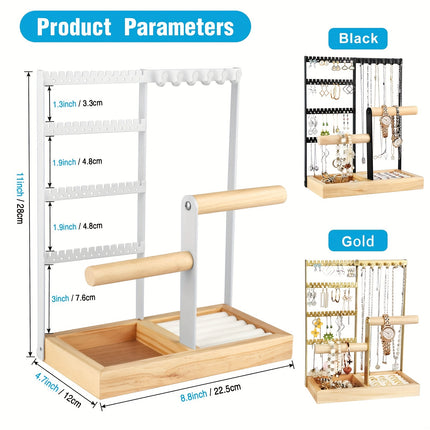 Metal Desktop Jewelry Rack