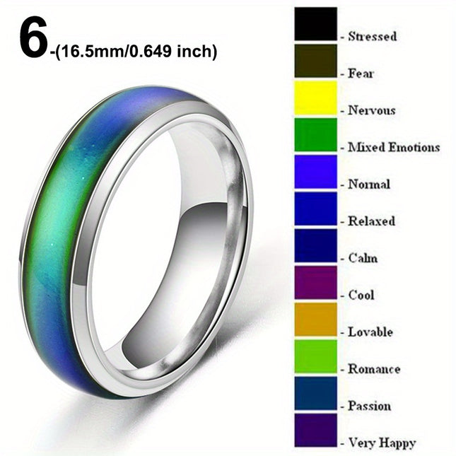 Mood Ring with Thermal Stone