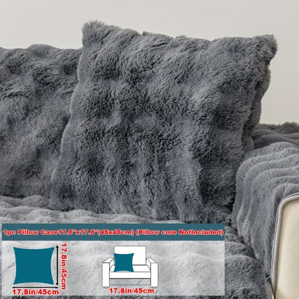 Luxurious Faux Rabbit Fur Sofa Cover - Soft & Cozy