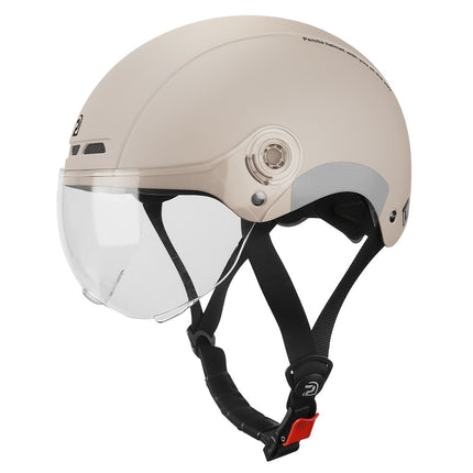 PEMILA Adult Bike Helmet with Visor – Safe & Stylishntain Cycling Helmet, Size L (57-63cm) - Black