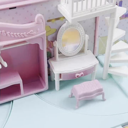 Deluxe 4-Story Dollhouse Playset – Magical Pretend Play Fun