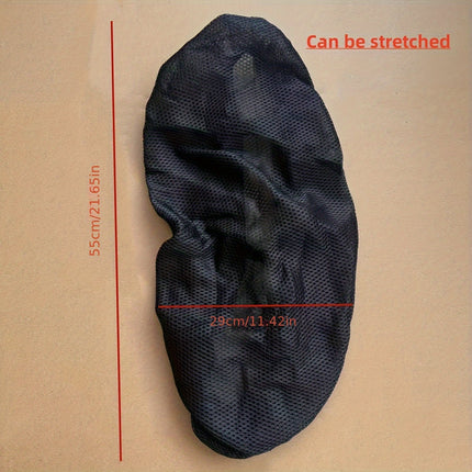 Breathable 3D Mesh Motorcycle Seat Cover – Anti-Skid Comfort