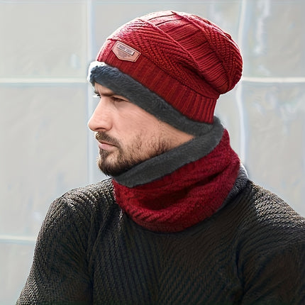 Men’s Warm Hat & Scarf Set
