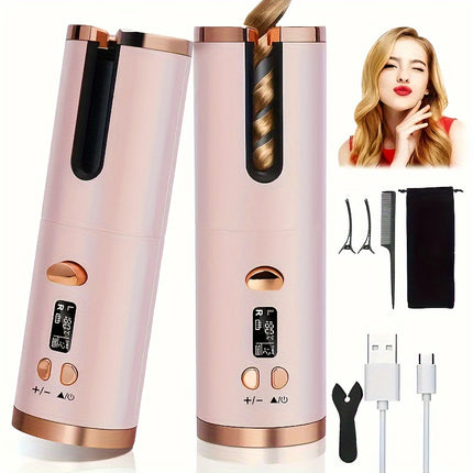 Auto-Curler with 5 Heat Settings – Effortless Glamour - Monti Bargains