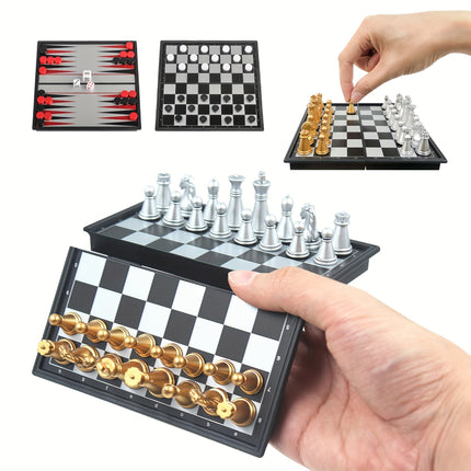 Mini Magnetic Chess Set – Perfect Travel Game Gift