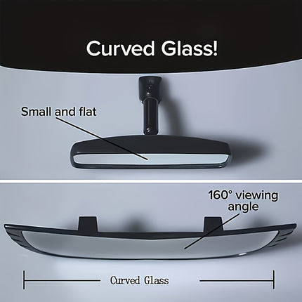 Wide-Angle Car Rearview Mirror – Enhanced Visibility & Safety
