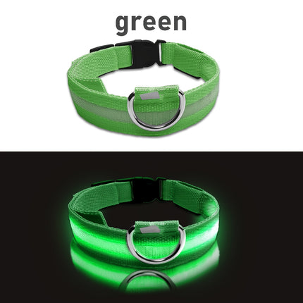 LED Glow-in-the-Dark Dog Collar