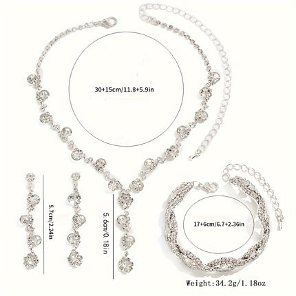 Elegant Rhinestone Bridal Set